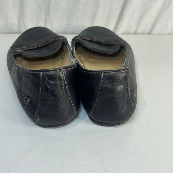 Bed Stu Cobbler Leather Ballet Flats Brown Women’s Size 9 Distressed Braided - Picture 4 of 7